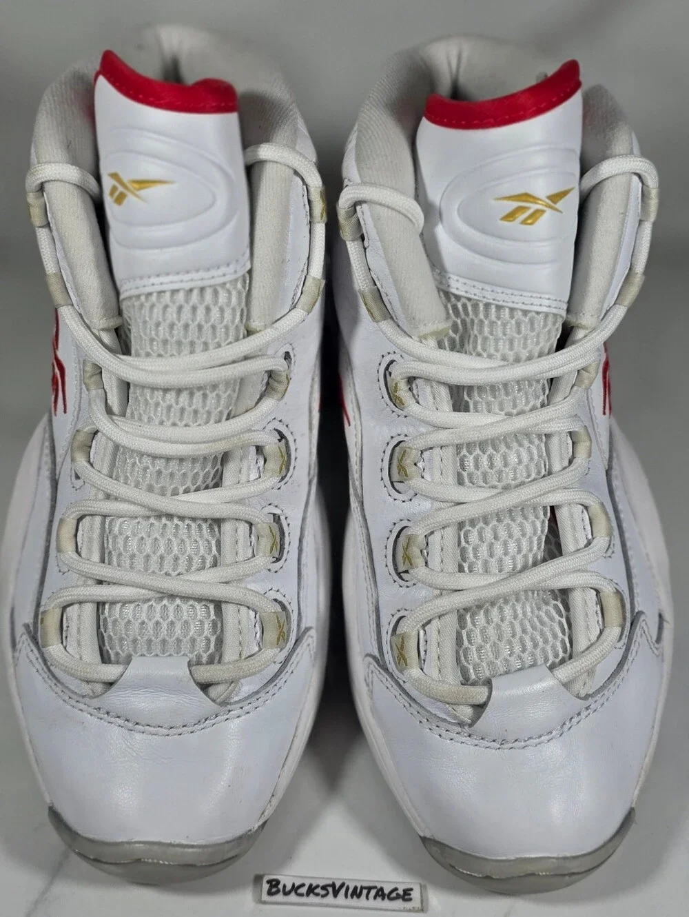 Reebok Classics Question Mid Allen Iverson Dr J Julius Erving Youth Size 6.5